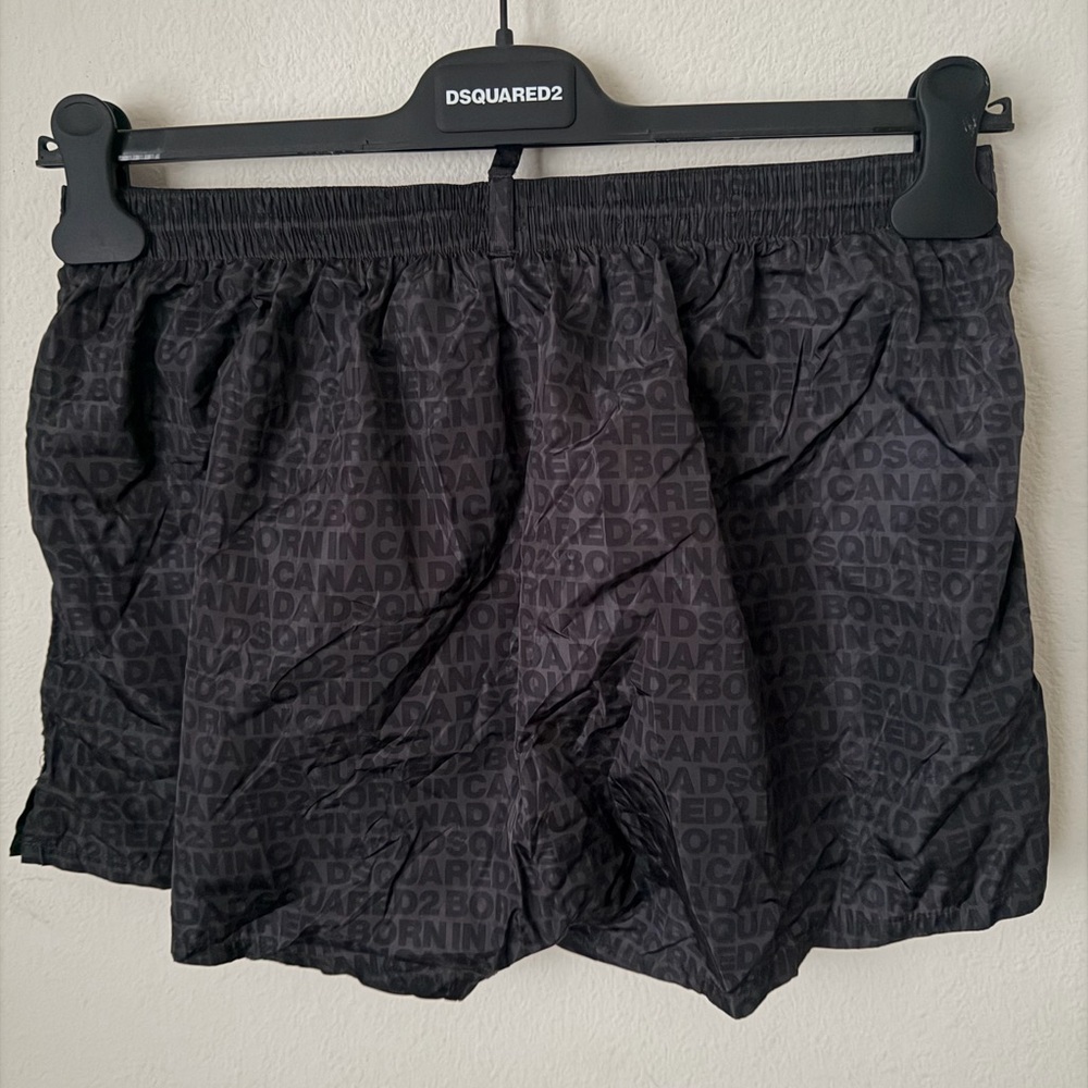 DSQUARED2 Black Patterned Swim Trunks - image 3